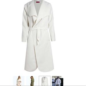 White duster coat, brand new